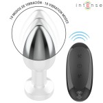 INTENSE - PLUG ANAL 10 VIBRATIONS MÃTAL AVEC TÃLÃCOMMANDE M
